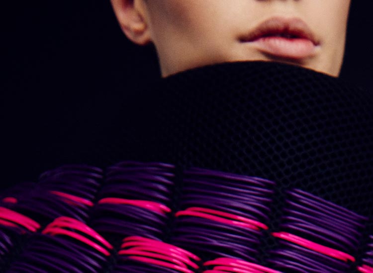 2021 wurden erstmalig zwei Anerkennungen für junge Textilkünstler*innen vergeben. Das Foto zeigt die Arbeit von Anja Demuth.